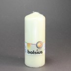 Bolsius Candles - 15cm x 6cm Ivory Pillar Candles